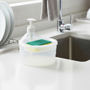nasrin (4) Soap Dispenser with Sponge Tray