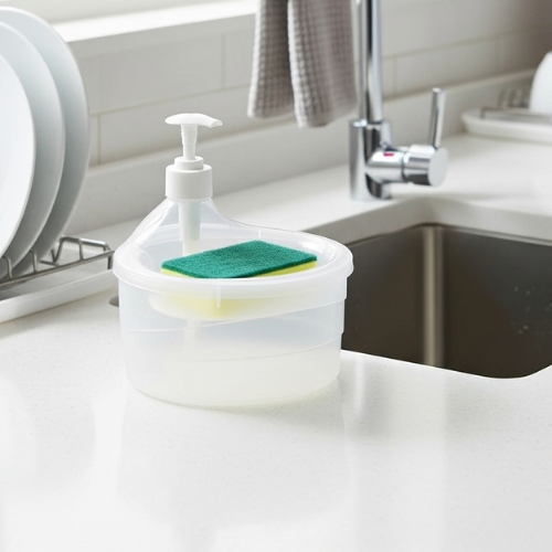 Soap Dispenser with Sponge Tray