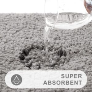 Microfiber Mat 50x80 Cm Grey