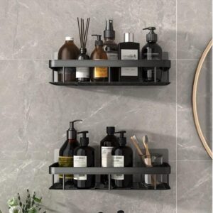 51bNzqbNK8L Self-Adhesive Bathroom Wall Shelf