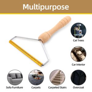 Wooden Lint Remover Roller