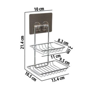 2 layer steel soap dispenser