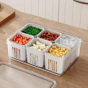 6 Grid fridge Storage Organizer