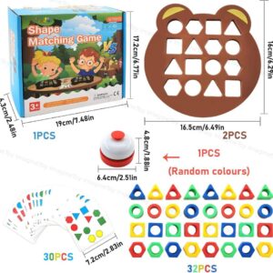Kids Shape Matching Game Set