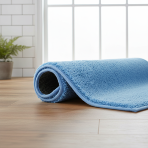 Whisk_0f4e18855c455caa25b4c6e518e4186ddr Microfiber Bath Mat Blue