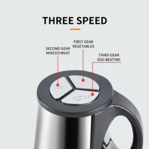 Electric Steel Meat Grinder – 5L