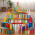Wooden Domino Blocks Set