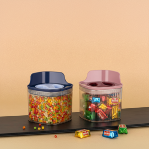 Storage Containers with Flip-Top Lid