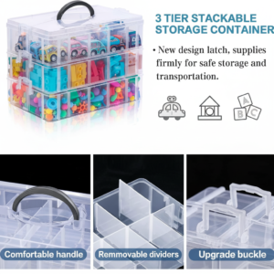 Whisk_29aa2d32951efb199b04cd4af12617ffdr 30 Grid Storage Organizer Box White