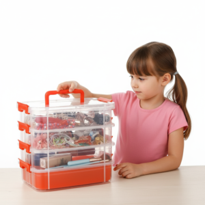 Whisk_36ecb056c357020825445741c4906719dr 4-Layer Storage Organizer Box