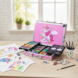 Whisk_43b2f987abc5cf495fd4fc6f08ec8209dr Complete Kids Art & Coloring Kit