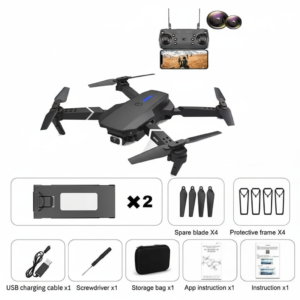 Foldable Camera Drone with Dual Lens