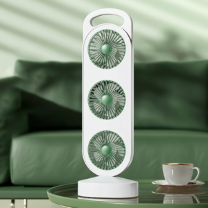 Portable Triple Head Table Fan