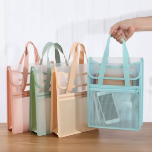 Whisk_b9622b9d5390b4289924e794c332d659dr Portable Mesh Document Storage Bag