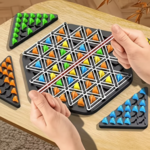 Triangle Chain Strategy Board Game