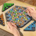 Triangle Chain Strategy Board Game