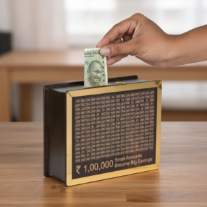 Wooden Piggy Bank Box
