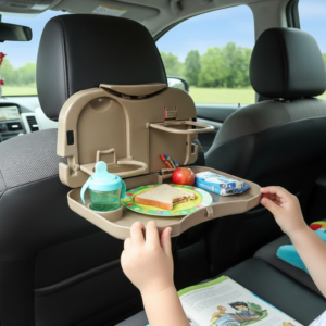 Car Back Seat Foldable Dining Tray