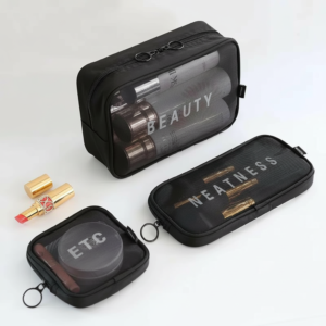 Whisk_e6960d09a1b7f8d81e94ca65d64aa503dr 3-Piece Mesh Makeup Bag Set