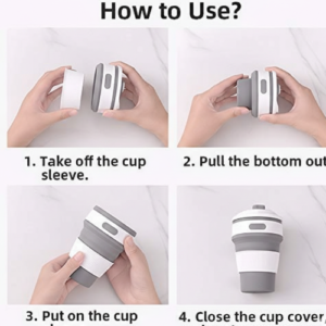 bincyyyy (2) Silicon folding Cup