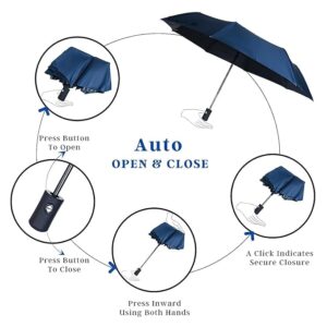 Auto Compact Travel Umbrella