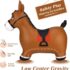 Inflatable jumping horse