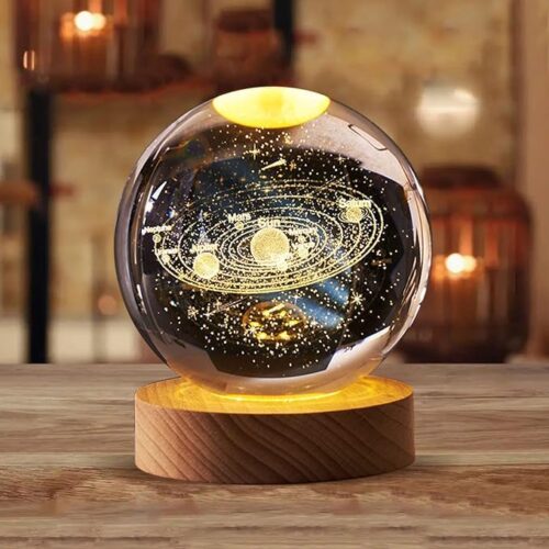 3D Crystal Galaxy Night Lamp