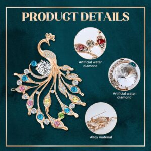 Peacock Brooch Pin