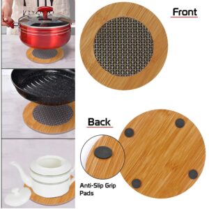 Wooden Coasters Set Round