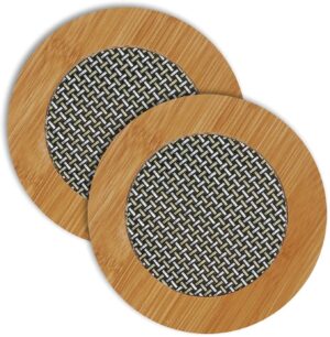 Wooden Coasters Set Round