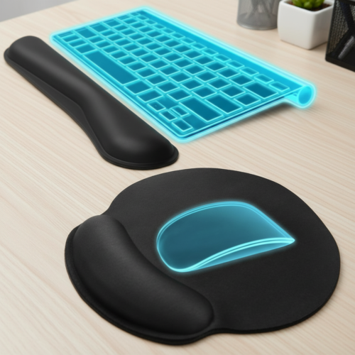 Wrist Rest & Mouse Pad Set