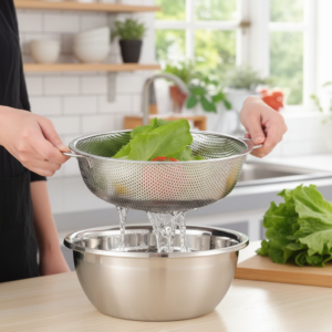 Whisk_212eb2dc6818f0f8f7b4880865c93620dr Stainless Steel Rice Colander