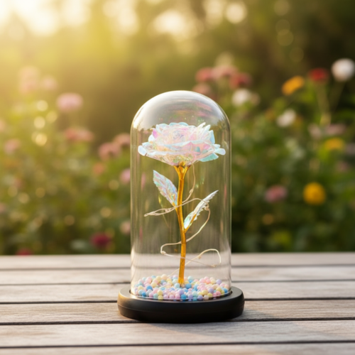 Glow Rose Dome Light