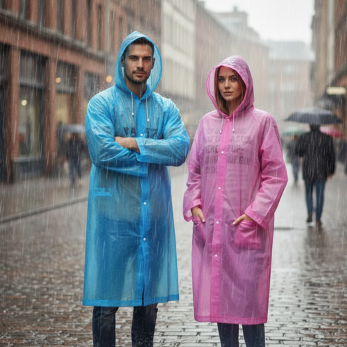 Waterproof Hooded Raincoat