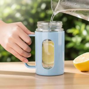 Glass Sipper Mug