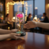 Rose Flower Night Light pink