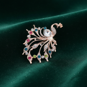 Peacock Brooch Pin