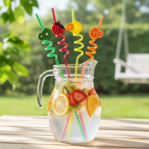 Spiral Fun Drinking Straws
