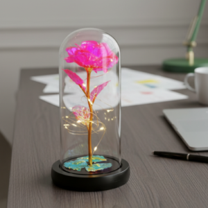 Rose Flower Night Light pink