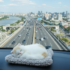 Sleeping Cat Plush Toy