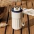 Travel Tumbler Blue & White
