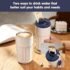 Travel Tumbler Blue & White