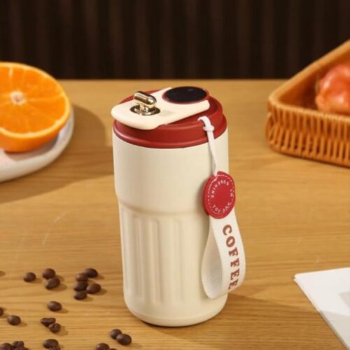 Travel Tumbler Red & White