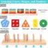 Wooden Geometric Stacking Toy