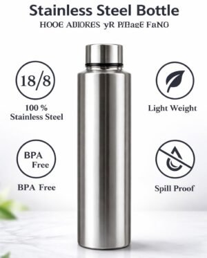 61sfjhivXtL._SL1274_ Stainless Steel Water Bottle