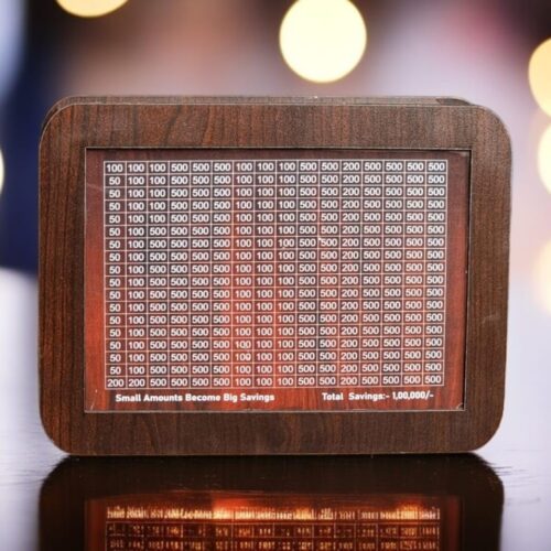 Wooden Savings Money Bank