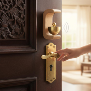 Wooden Door Bell