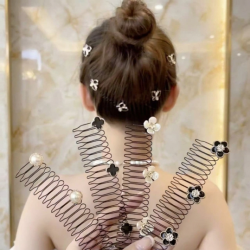 Invisible Flower Hair Clip Comb