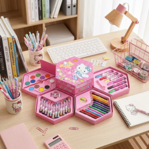 download (4) 46 PCS Kids Art & Colouring Set